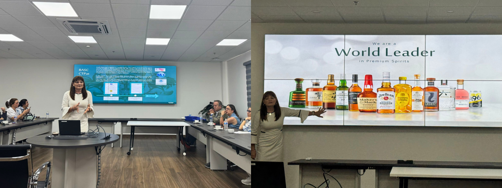 Momentos durante la visita a Casa Sauza.