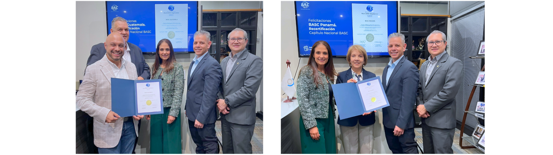Entrega certificados Capítulos BASC 